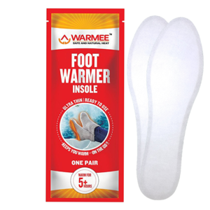 Warmee Foot Warmer — Long-Lasting Heated Insoles & Foot Heat Patches for Cold Weather